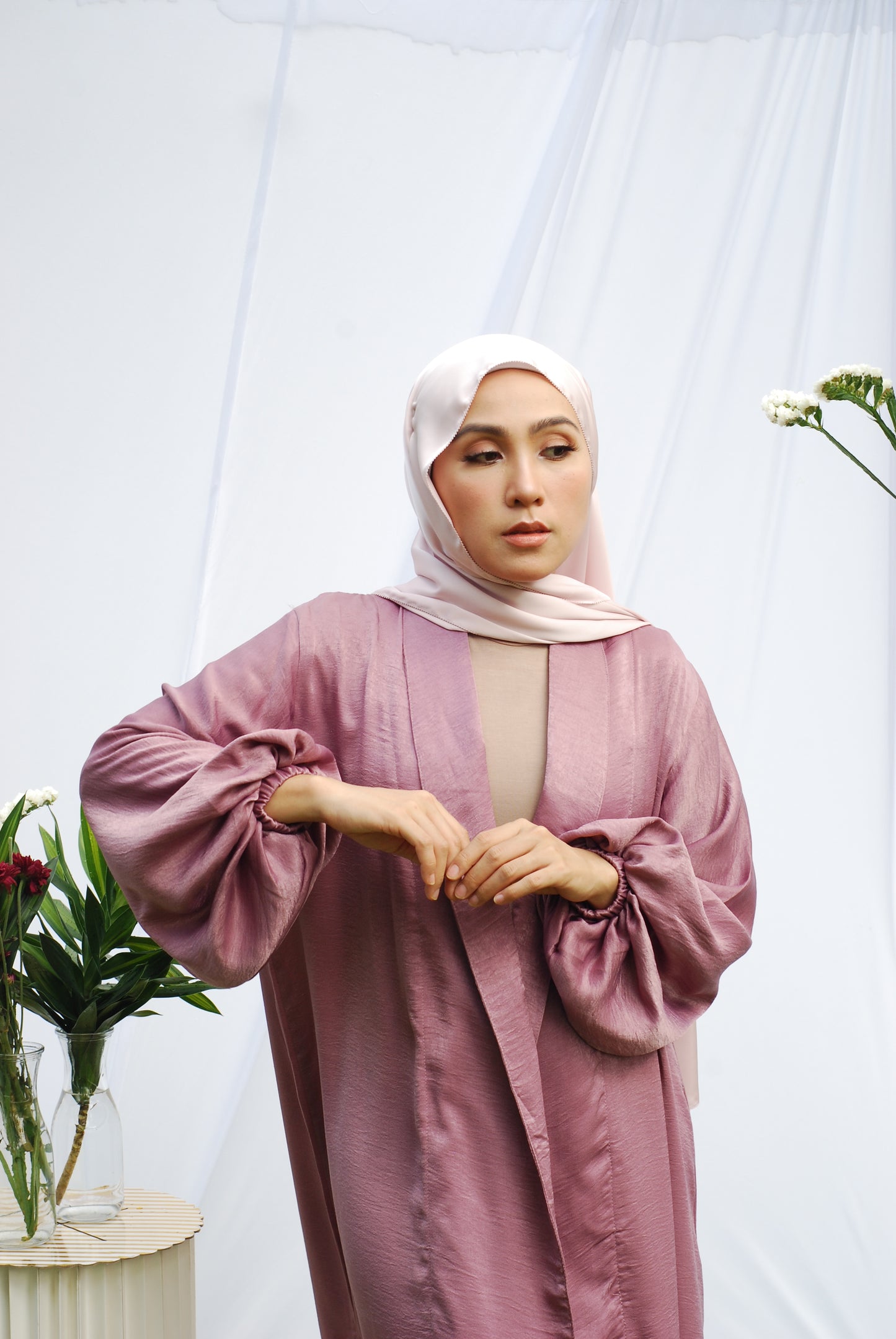 Khadijah Outerwear in Mauve