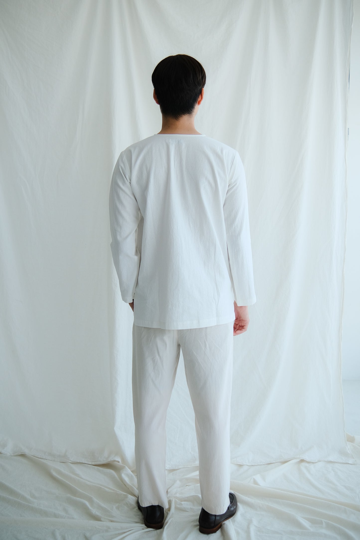 ahmad kurta top in off-white