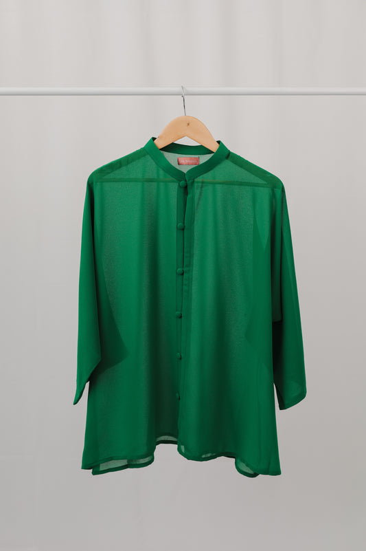 suri top in forest green - jia.basics