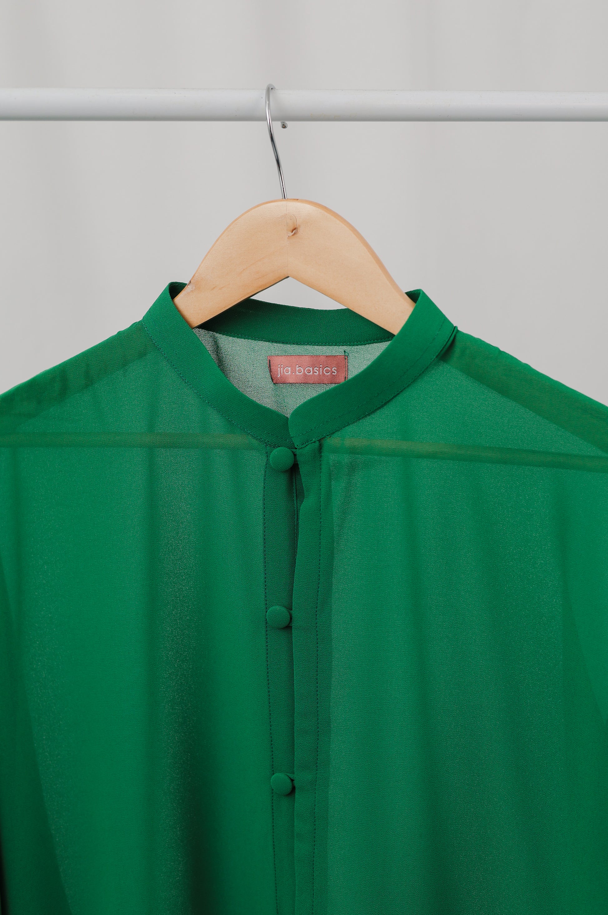 suri top in forest green - jia.basics